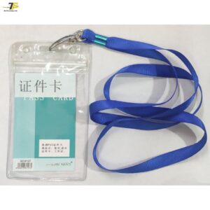 Bảng tên Dẻo, chống thấm nước - Dây lụa móc xoay cao cấp - Bộ 50 cái