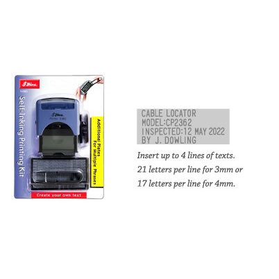 Bộ Dấu Ghép Chữ & Số Tự Động Shiny S-420 D-I-Y Set