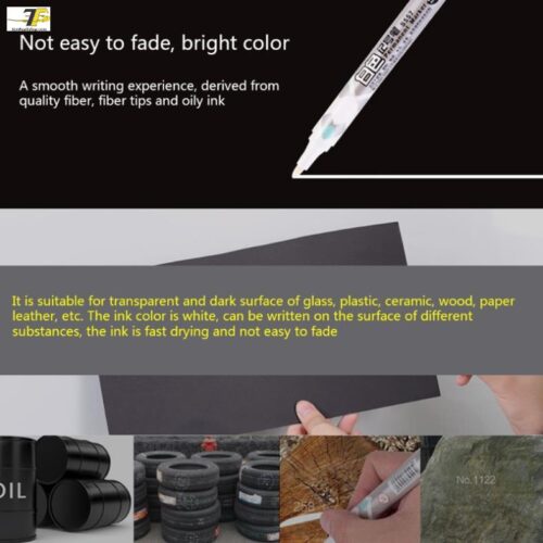 Bút lông dầu trắng, Vẽ tranh sơn dầu chống thấm nước