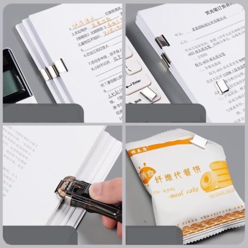 Kẹp giấy 16mm tái sử dụng nhiều lần Deli 8591A – 8592