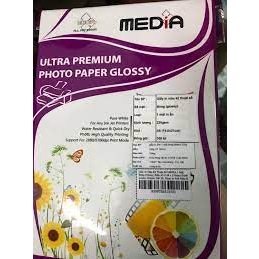 Giấy in ảnh 1 mặt bóng A5 / A6 - 230gsm ( 100 tờ )
