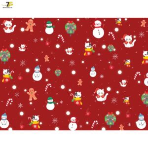 Giấy gói quà giáng sinh, noel xấp 50 tờ khổ 50 x 70cm - Mẫu ngẫu nhiên