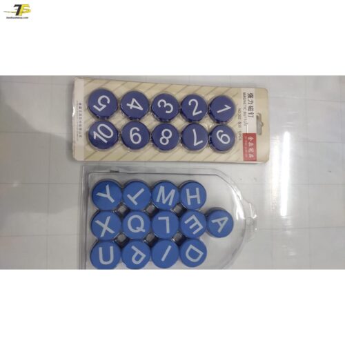 Bộ chữ số Nam châm 30mm cao cấp vỉ 26 chữ cái hít siêu mạnh