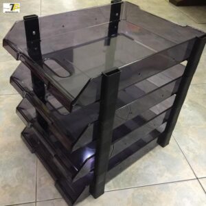 Kệ 3 tầng, 4 tầng, 5 tầng ráp trụ mica Xukiva 175-3, 175-4, 175-5