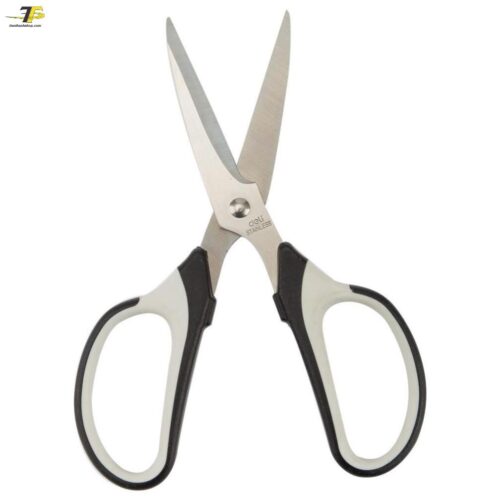 Kéo văn phòng 190mm Deli, Đen/Xanh – E6001