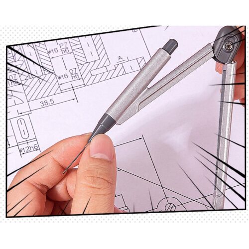 Compa chì kim hình siêu nhân – Deli 72170