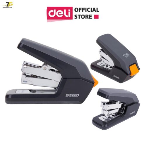 Dập ghim / Bấm kim trợ lực Deli 370 (E0370) – 25 trang – giảm 30% lực tác động – Ghim 24/6 & 26/6