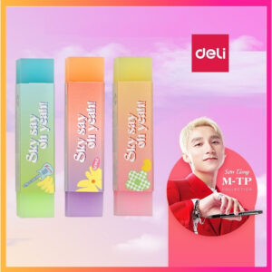 Gôm tẩy màu 2B Deli H347 không bụi / Tẩy Deli 347 phiên bản Sơn Tùng