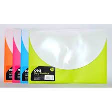 Túi Hồ Sơ PP A4 Deli 38977 – Combo 5 túi