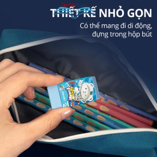 Gôm Tẩy 2B Deli Hình Gấu Phi Hành Gia ít Vụn Tẩy Sạch Không Gãy, Xóa Chì Dành Cho Học Sinh CuTe VP116