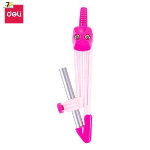 Compa học sinh Deli, Hồng/Xanh – 1 hộp – E8621