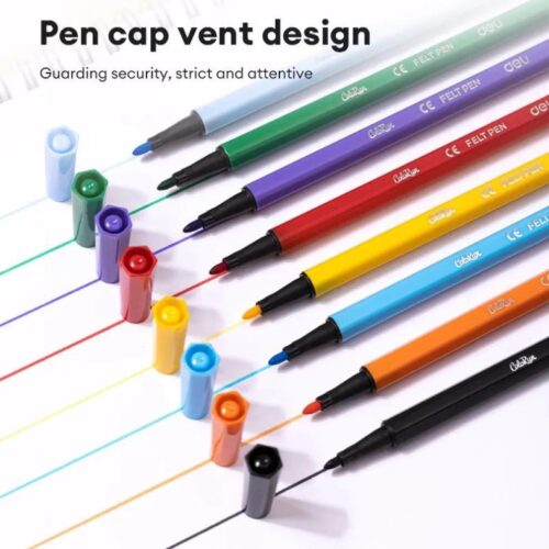 Bút dạ nước/ bút màu nước Deli C157 – EC157-12 / EC157-18 / EC157-24 màu