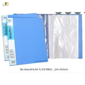 Bìa nhựa Thiên Long FlexOffIce 60/80/100 lá DB03/DB04/DB05