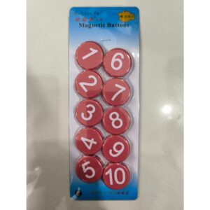 Nam châm in số 1-100, cộng trừ nhân chia vỉ 10 viên hít mạnh