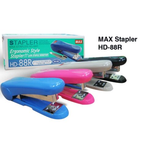 Máy dập ghim cong Max HD-88R Stapler, máy bấm kim dùng kim 2115 1/4-5M