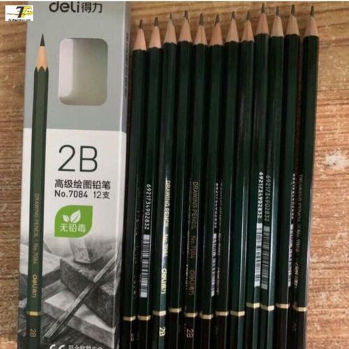 Bút chì gỗ cao cấp Deli 7084 (2B), 6836 (3B), 6846(4B), 6848 (6B) Bút chì gỗ cao cấp Deli 7084 (2B), 6836 (3B), 6846(4B), 6848 (6B)