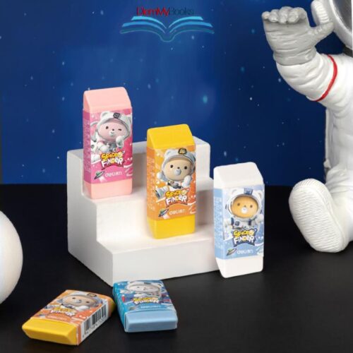 Gôm Tẩy 2B Deli Hình Gấu Phi Hành Gia ít Vụn Tẩy Sạch Không Gãy, Xóa Chì Dành Cho Học Sinh CuTe VP116