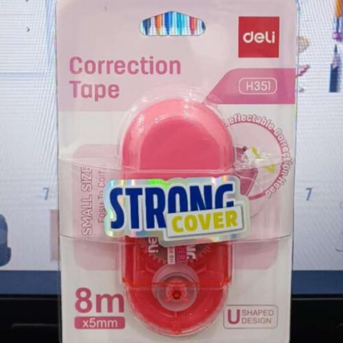 Bút xóa kéo – Băng xóa kéo Strong Deli H351 (Deli 351) – 8M x 5mm