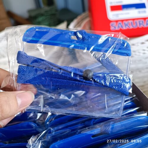 Bảng tên Sakura dây đeo túi ngang 7.5 x 10cm /đứng 10 x 7.5mm (Combo 50 cái/hộp)