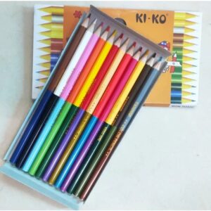 Bút chì màu cao cấp Kiko 2 đầu 12 màu /24 màu