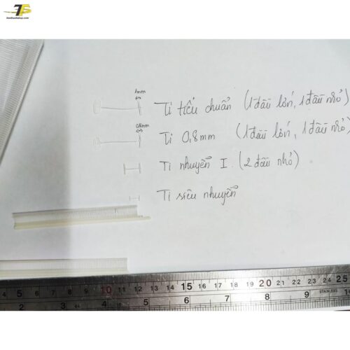 5000 Ti nhựa – ti nhuyễn (Fine Pin) cho súng bắn mác ti nhuyễn 10mm 15mm 20mm 25mm 35mm 50mm 75mm