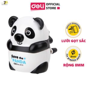 Gọt chì quay tay hình gấu trúc Deli – 1 chiếc – E0518