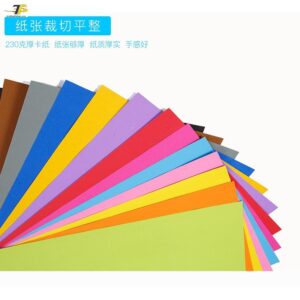 Giấy Bìa màu A4 Pgrand 180gsm (trộn 5 màu - 1 xấp 100 tờ )