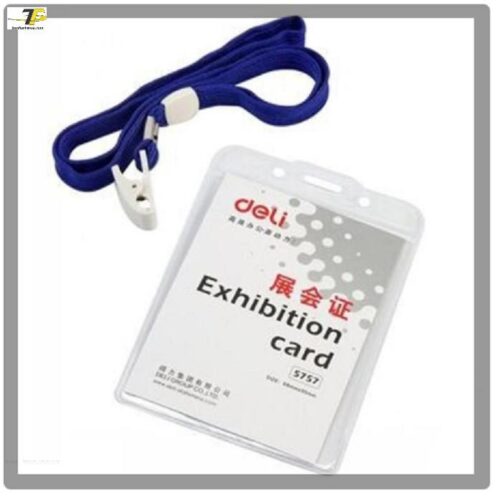 Bảng tên Sakura dây đeo túi ngang 7.5 x 10cm /đứng 10 x 7.5mm (Combo 50 cái/hộp)