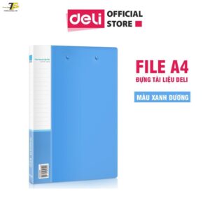 File A4 đựng tài liệu Xanh da trời - Deli 5309