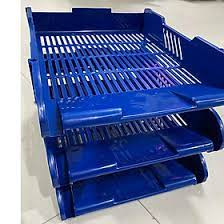 Khay nhựa 3 tầng / Kệ 3 tầng trượt nhựa / Kệ 3 tầng trụ nhựa