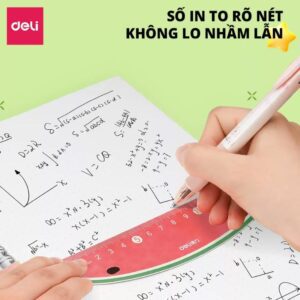 Home Thước kẻ Deli 135 – Hình Trái Cây, 15cm Nhỏ Gọn, Siêu Bền, Tỷ Lệ Đo Chính Xác – Deli V135