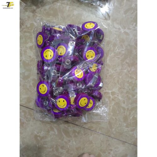 Dây đeo thẻ / Dây đeo bảng tên co rút hình mặt cười