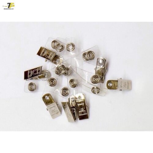 Kẹp bảng tên / kẹp thẻ sắt – Combo 10 cái