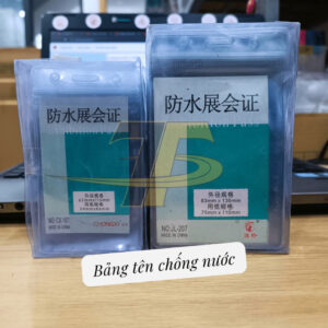 Bảng tên chống nước, dẻo đứng 107 - 207 - Combo 50 cái