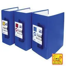 File còng bìa còng ống A4 15cm Kingjim 3515 có quai sách