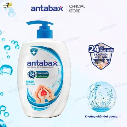 Nước Rửa Tay Antabax 500ml – Diệt 99.9% vi khuẩn, dưỡng ẩm chuyên sâu