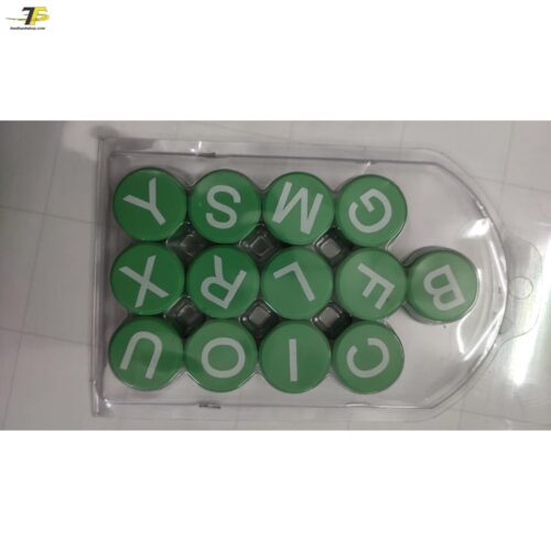 Bộ chữ số Nam châm 30mm cao cấp vỉ 26 chữ cái hít siêu mạnh