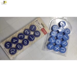 Bộ chữ số Nam châm 30mm cao cấp vỉ 26 chữ cái hít siêu mạnh