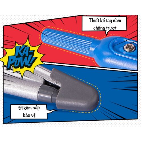 Compa chì kim hình siêu nhân – Deli 72170