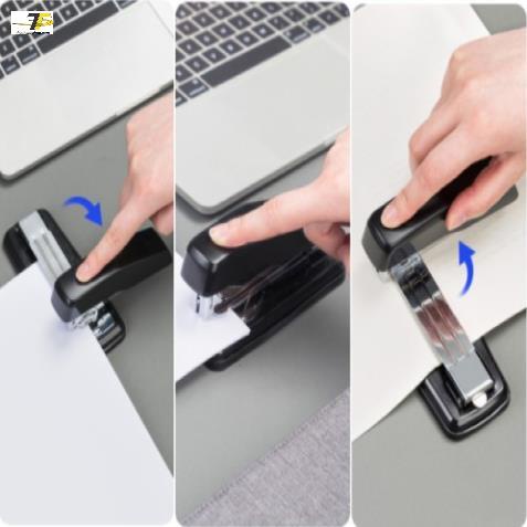 Bấm kim – Dập ghim xoay 3 chiều 25 tờ Deli 434 (E0434)