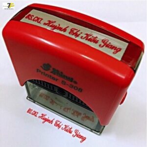 Khắc dấu tên dài Shiny S-308 (10x45mm) - S-310 (13x54mm)