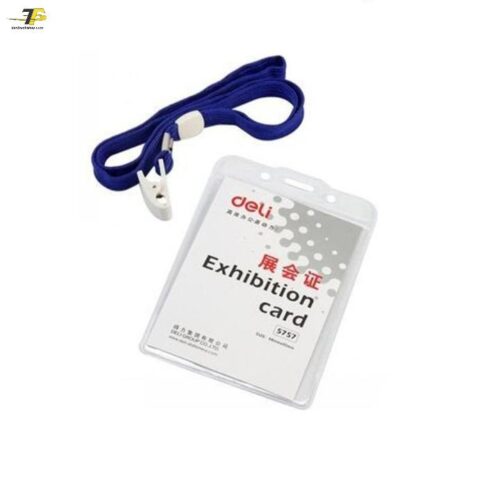 Bảng tên Sakura dây đeo túi ngang 7.5 x 10cm /đứng 10 x 7.5mm (Combo 50 cái/hộp)