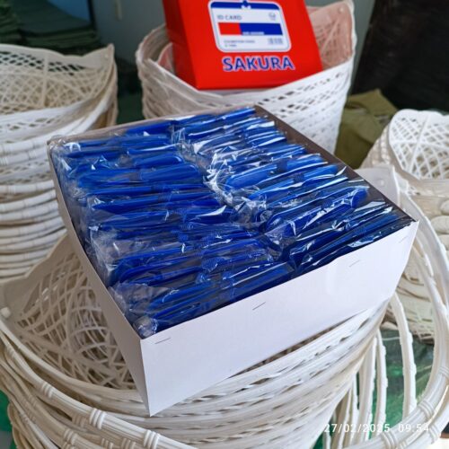 Bảng tên Sakura dây đeo túi ngang 7.5 x 10cm /đứng 10 x 7.5mm (Combo 50 cái/hộp)