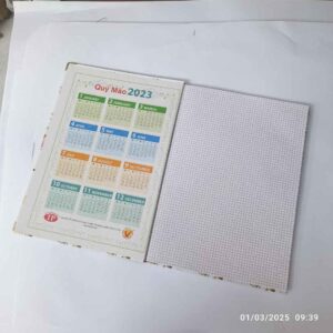 Sổ Caro 25 x 33cm 208 trang