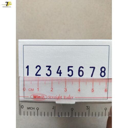 Con dấu 8 số xoay chấm mực ngoài Shiny NA8 / N08 / N18 / N28 / N38 / N48 / N58