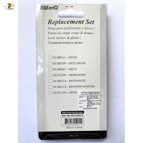 Lưỡi dao máy đục / bấm lỗ Kw-triO 952 ( 150 tờ ) – Vỉ 2 cái
