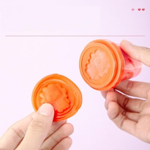 Đất nặn an toàn cho bé Deli 709 – EH709- 4 / 6 / 8 màu Super wings đựng trong hũ có thể trộn đổi màu