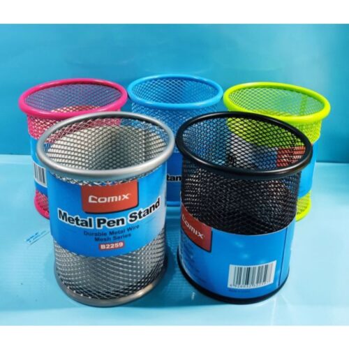 Cắm bút lưới kim loại Comix B2259