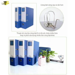 Bìa còng bật KingJim 9cm A4 Lever Arch File, 2697GSV