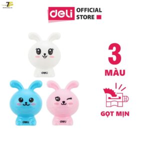 Gọt chì mini Deli E0560 - Xanh/Trắng/Hồng